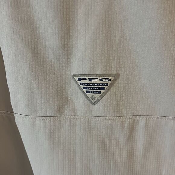 Gray Short Sleeve Vented Back PFG Performance Fishing Bonehead Shirt XXL 2XL - Picture 7 of 9